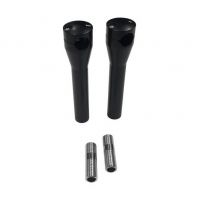 Nástavce řídítek Motorrad Burchard Glide Style 25,4mm, 200mm - chrom - otvor na kabely